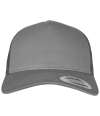 F6506 6506 Flexfit 5 Panel Retro Trucker Cap Charcoal colour image